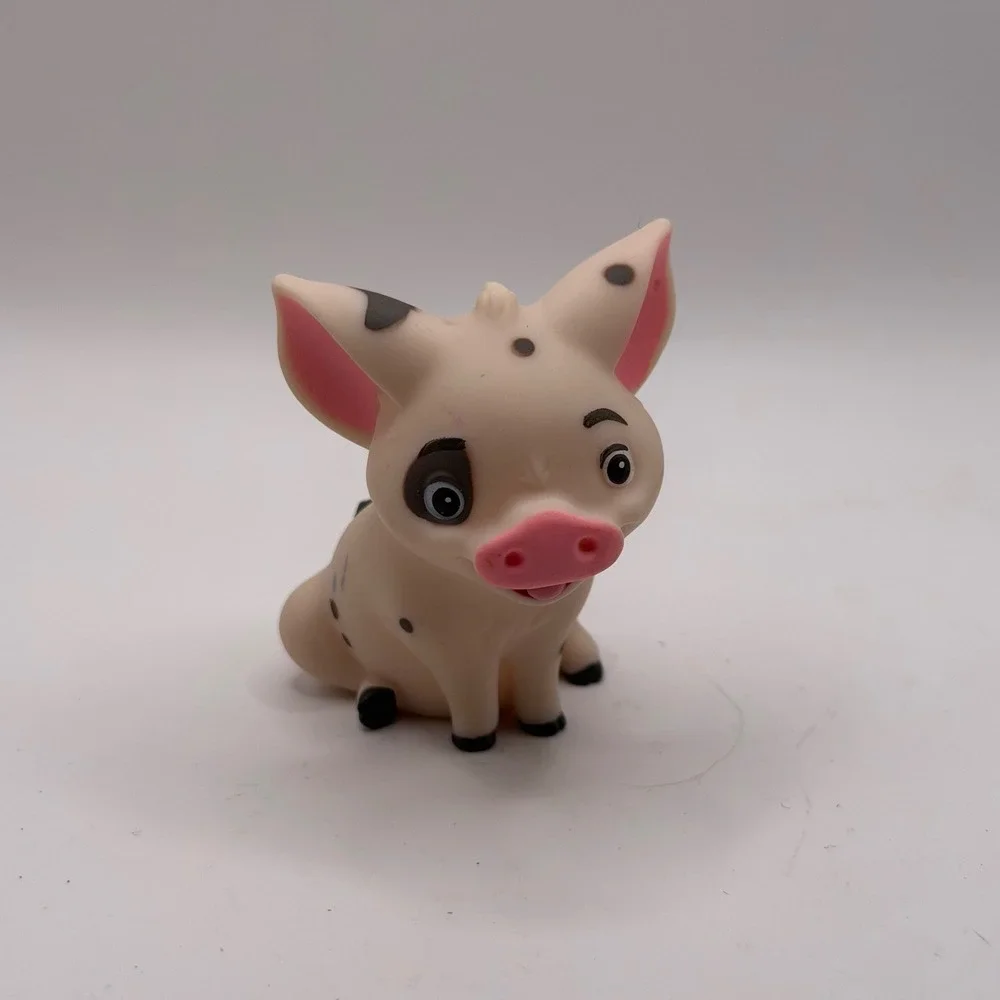 Disney Moana Pua Pig Mini Figure 2 Inch Sitting Collectible Toy